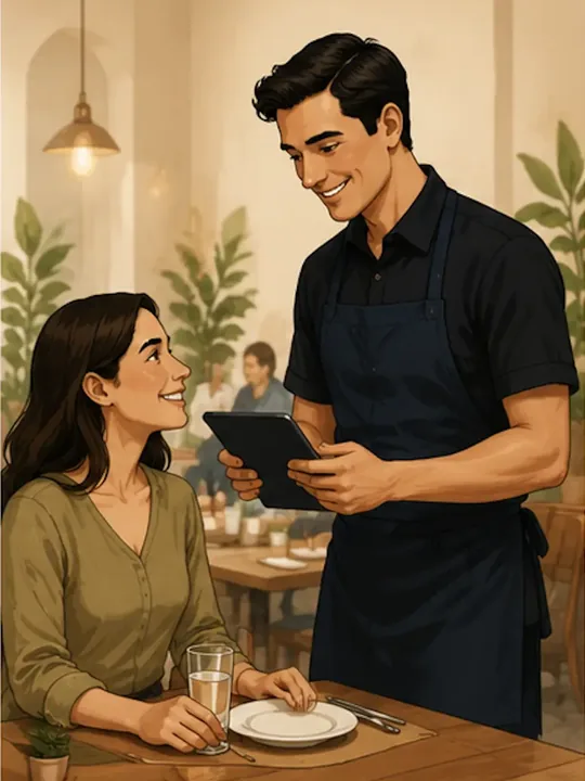 Le restaurant appelle le client quand la table est prête
